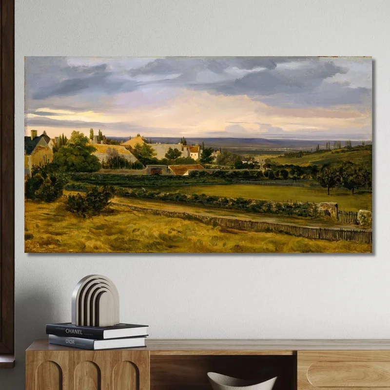Un Village Dans Une Vallée Théodore Rousseau