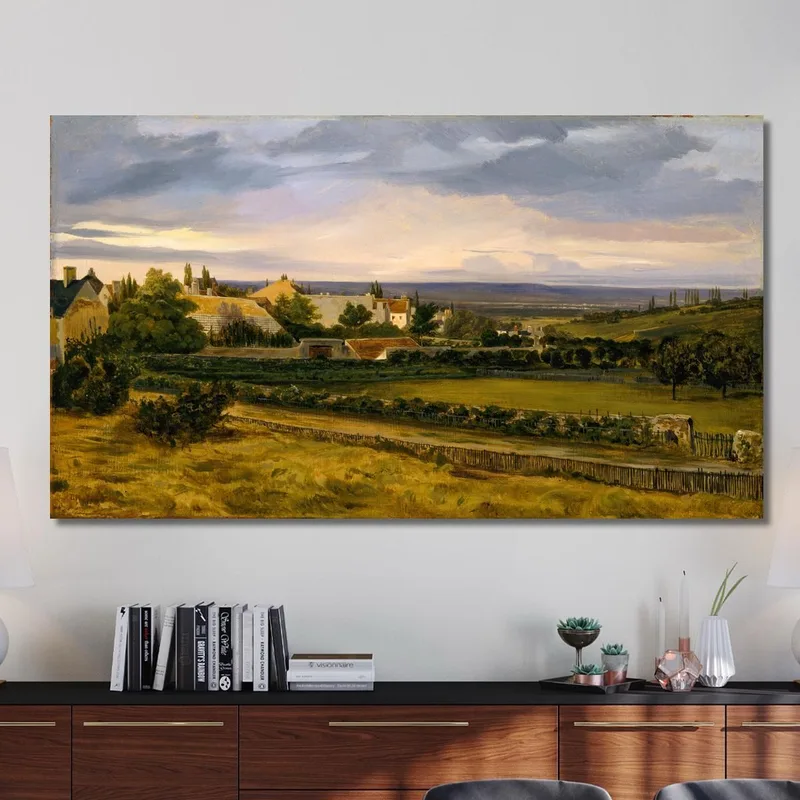 Un Village Dans Une Vallée Théodore Rousseau