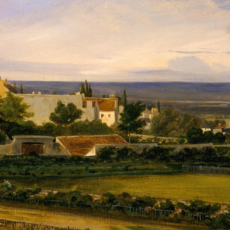 Un Village Dans Une Vallée Théodore Rousseau