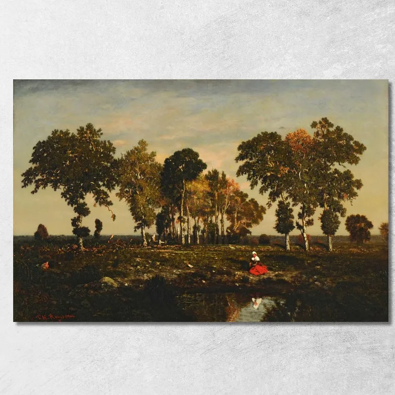 In Mare Théodore Rousseau quadro stampa su tela