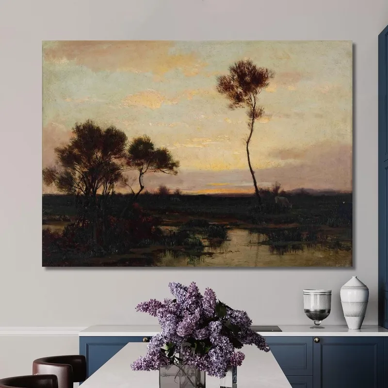 Paesaggio Del Lago Théodore Rousseau