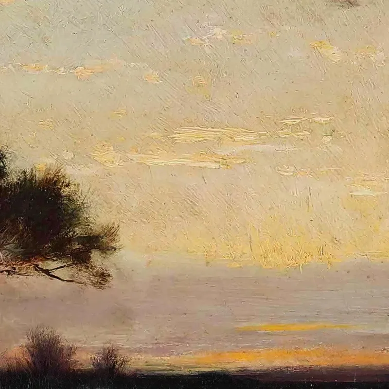 Paesaggio Del Lago Théodore Rousseau