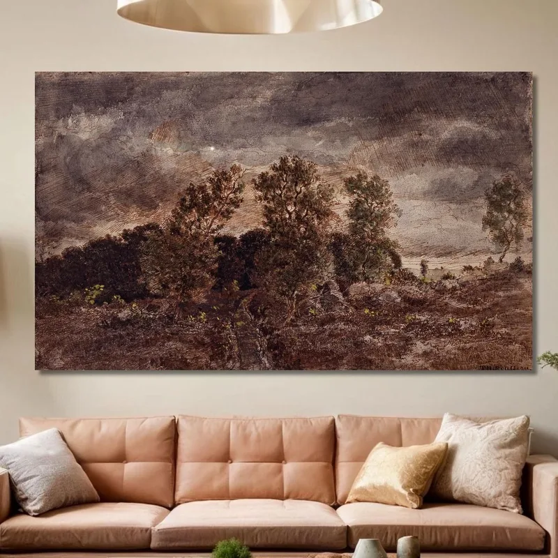 Paysage Avec Orages Théodore Rousseau