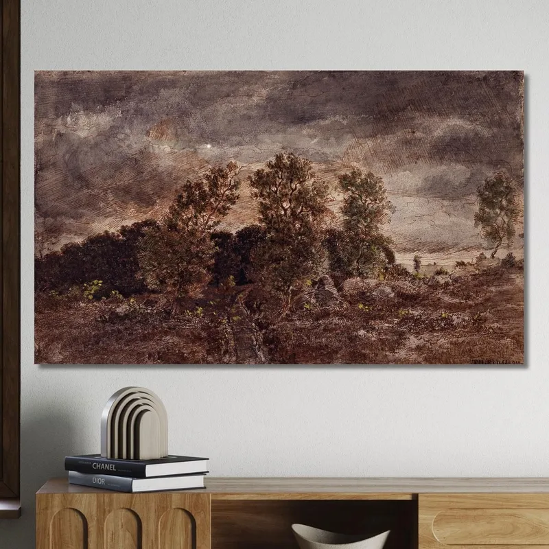 Paysage Avec Orages Théodore Rousseau