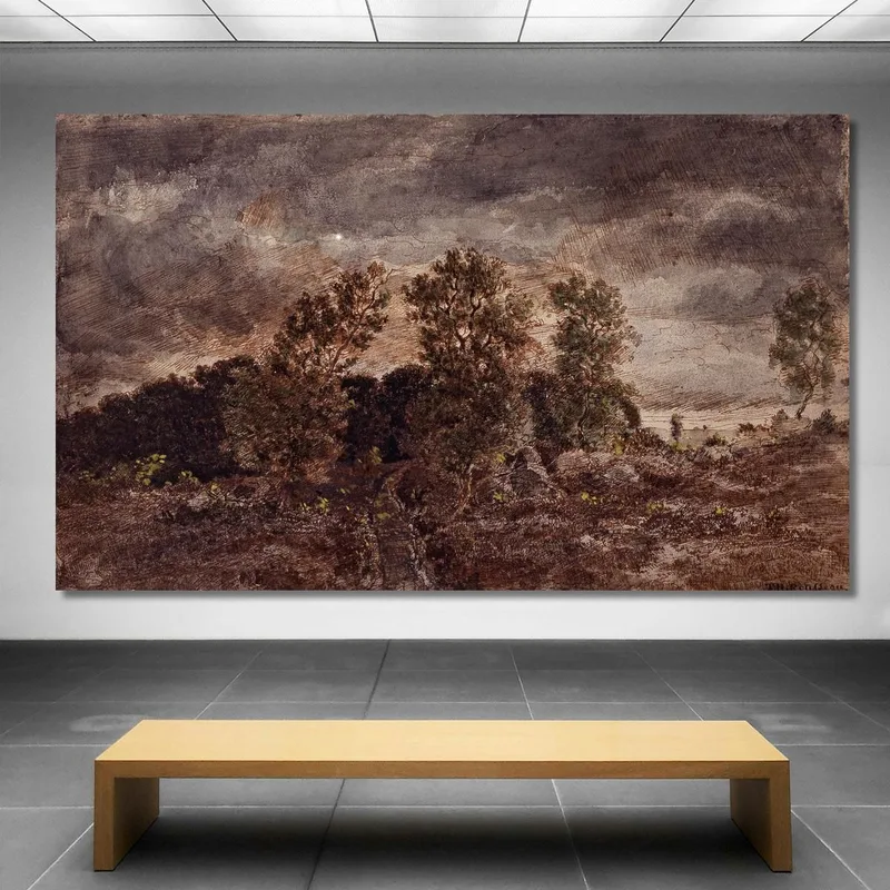 Paysage Avec Orages Théodore Rousseau