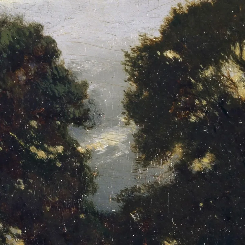 Paysage Avec Des Arbres Théodore Rousseau