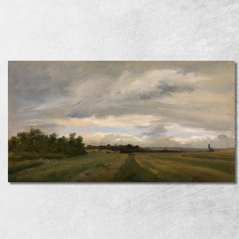 Paesaggio Théodore Rousseau quadro stampa su tela