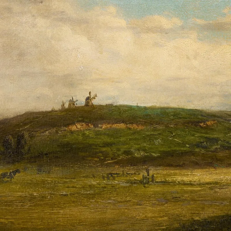 Les Moulins De La Butte Montmartre Théodore Rousseau