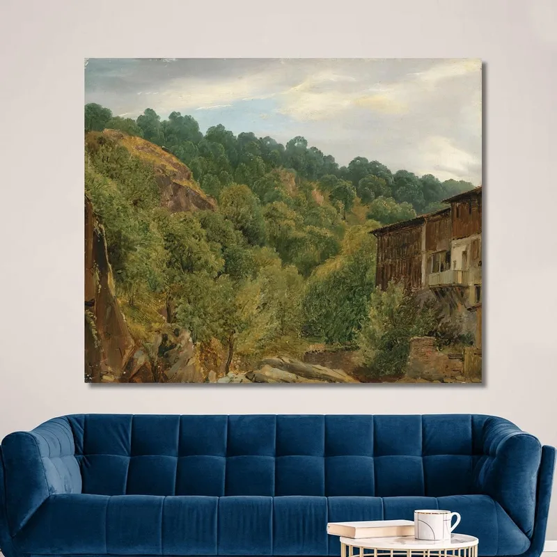 Paesaggio Dell'Alvernia 2 Théodore Rousseau