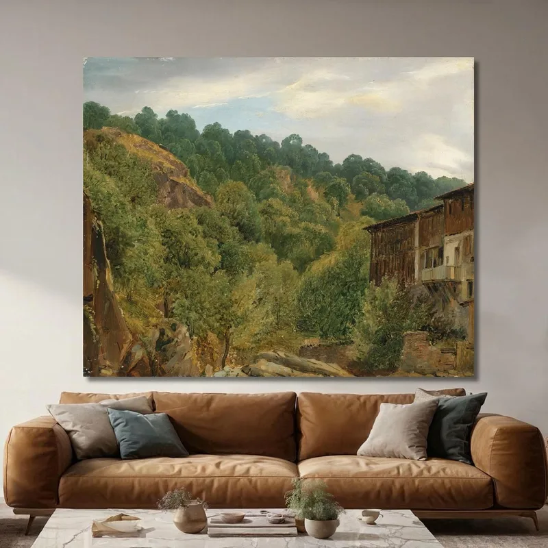 Paesaggio Dell'Alvernia 2 Théodore Rousseau