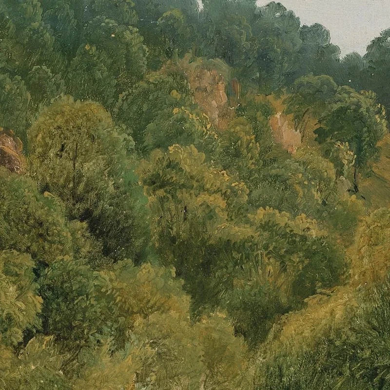 Paesaggio Dell'Alvernia 2 Théodore Rousseau