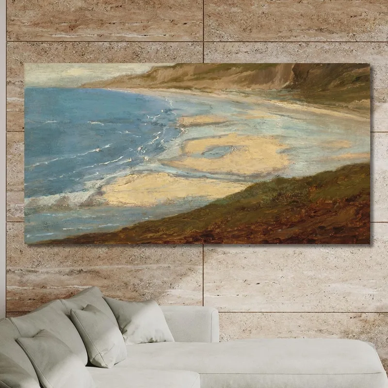 Playa Cerca Del Mont-Saint-Michel Théodore Rousseau