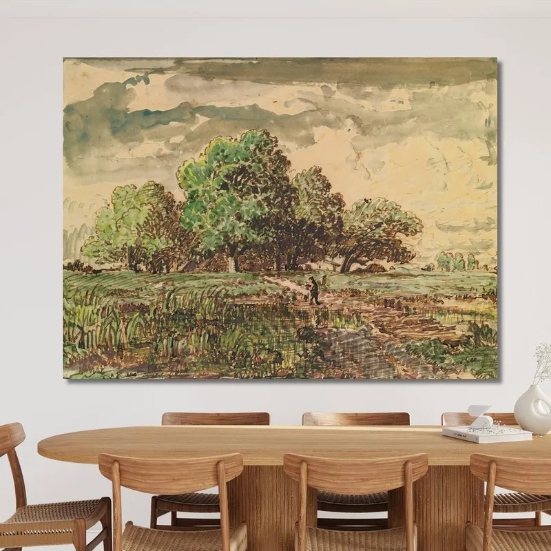 Regreso De Los Campos Théodore Rousseau