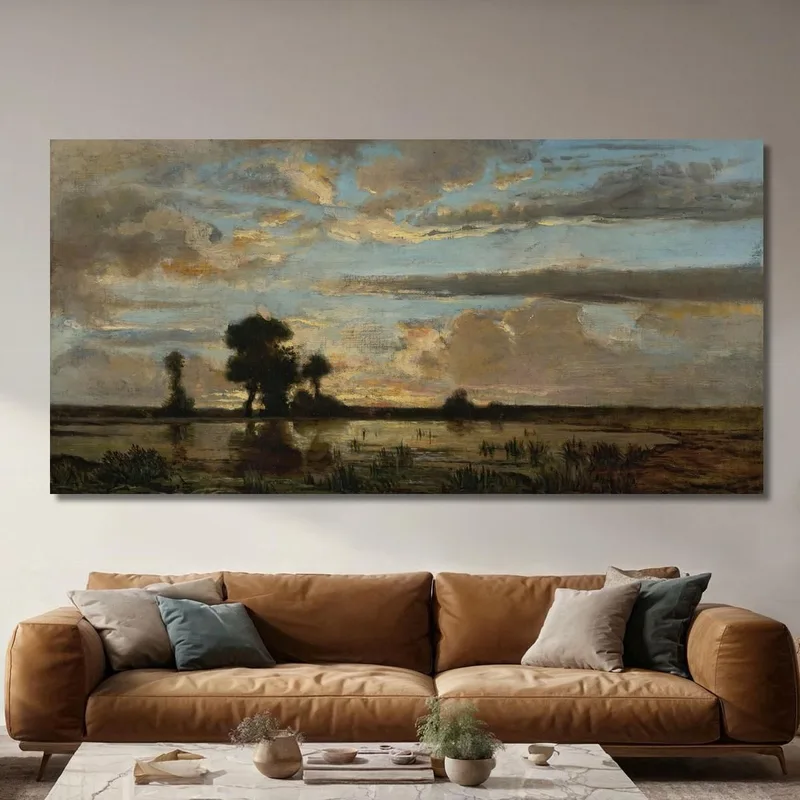 Setting Sun Théodore Rousseau