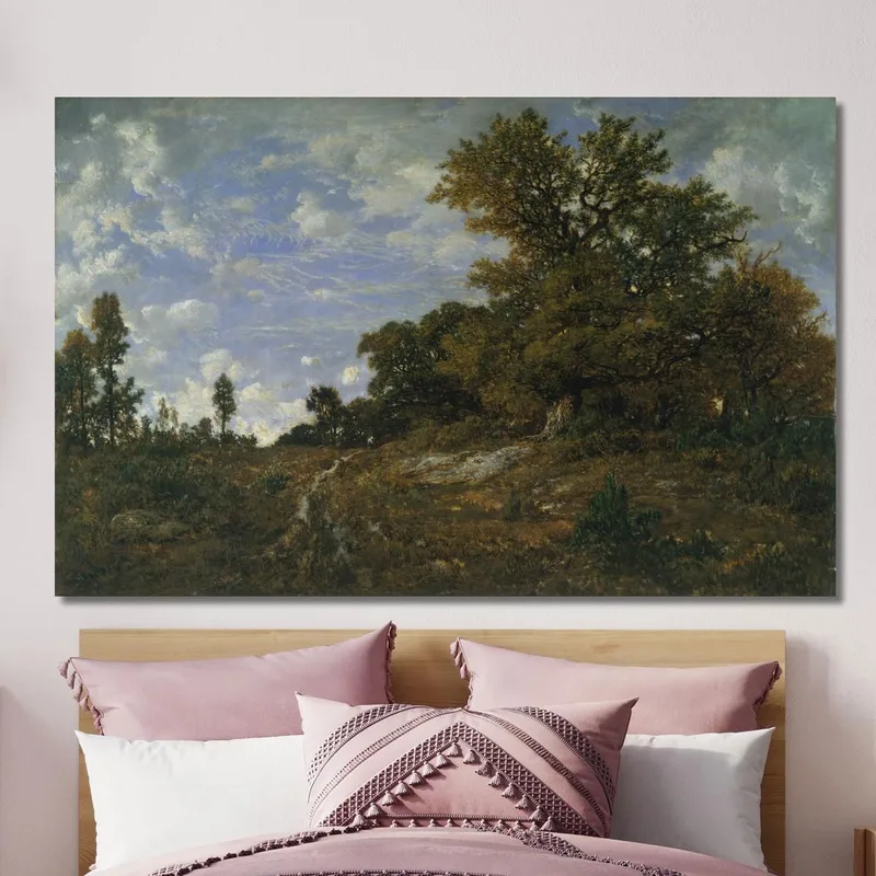 La Lisière Des Bois À Monts-Girard Forêt De Fontainebleau Théodore Rousseau