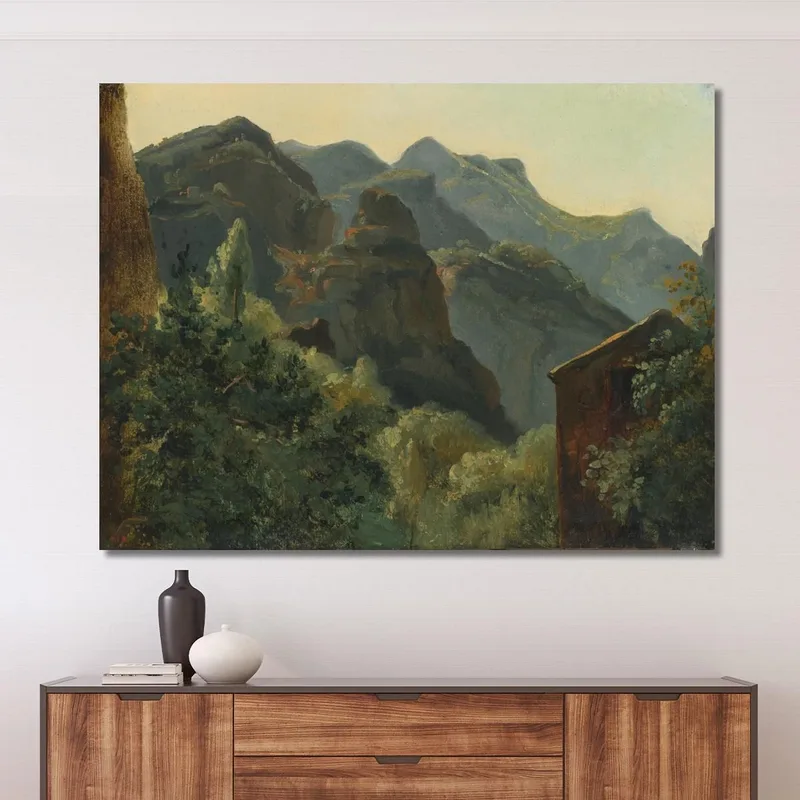 Versant De La Valleé De Saint-Vincent Auvergne Théodore Rousseau