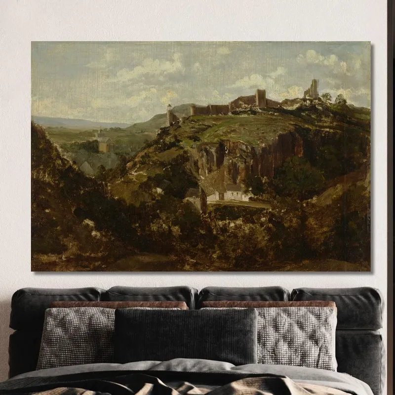 Village D'Auvergne Théodore Rousseau