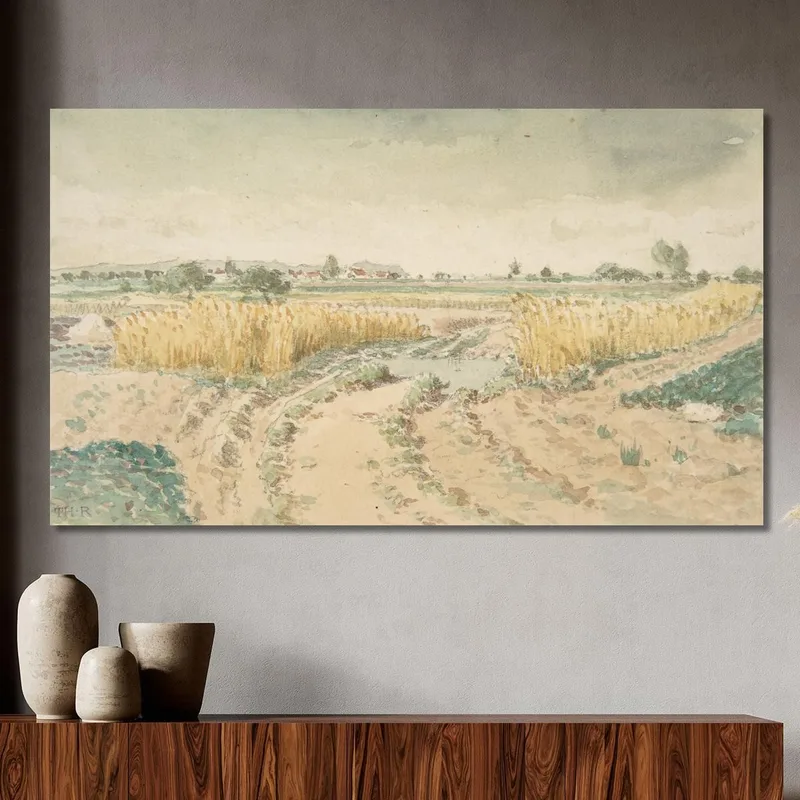 Wheatfields Théodore Rousseau