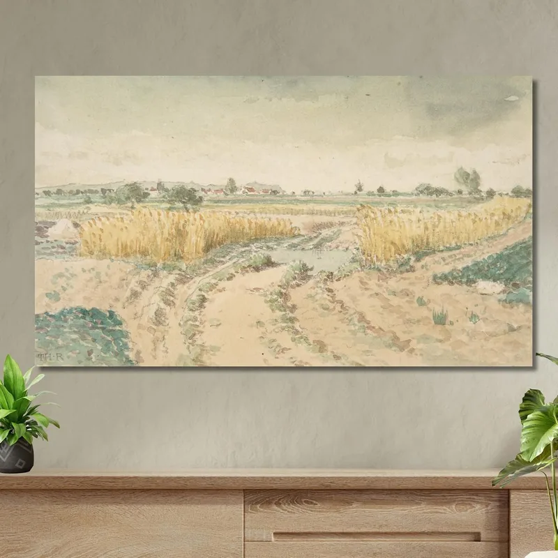 Wheatfields Théodore Rousseau