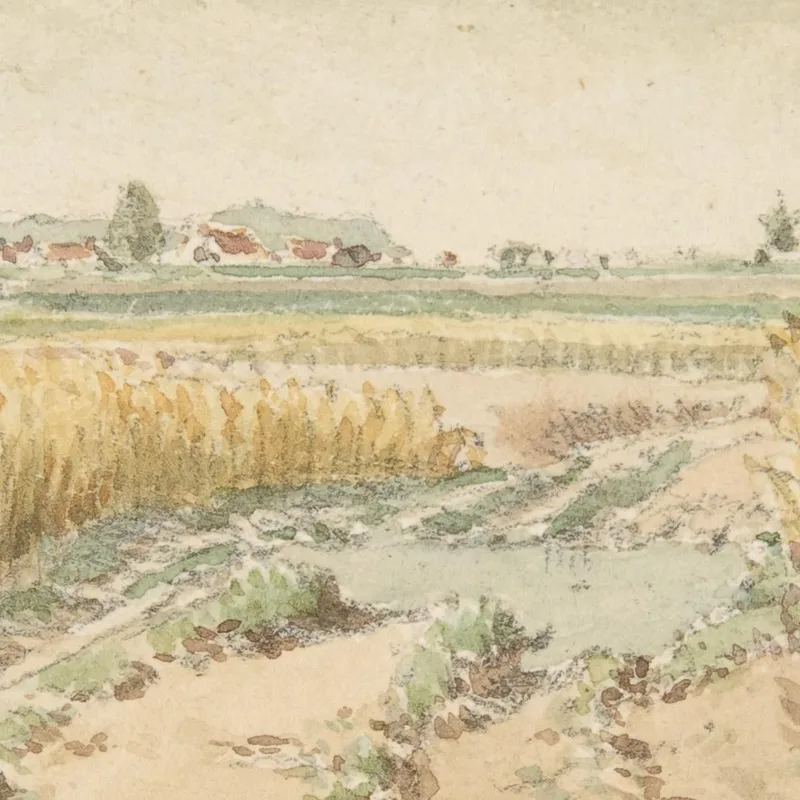 Wheatfields Théodore Rousseau