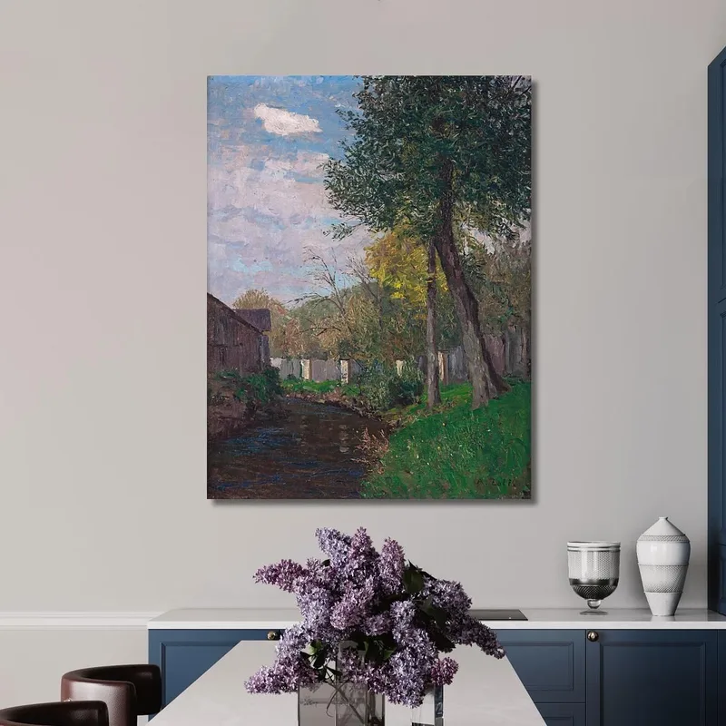 Lit De Ruisseau En Automne Alfred Zoff