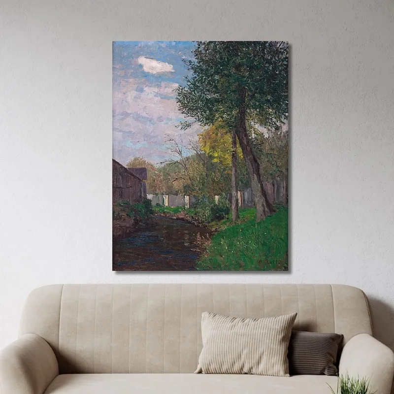 Lit De Ruisseau En Automne Alfred Zoff