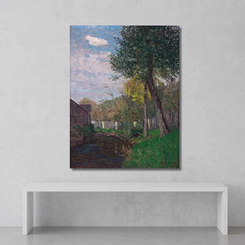 Lit De Ruisseau En Automne Alfred Zoff