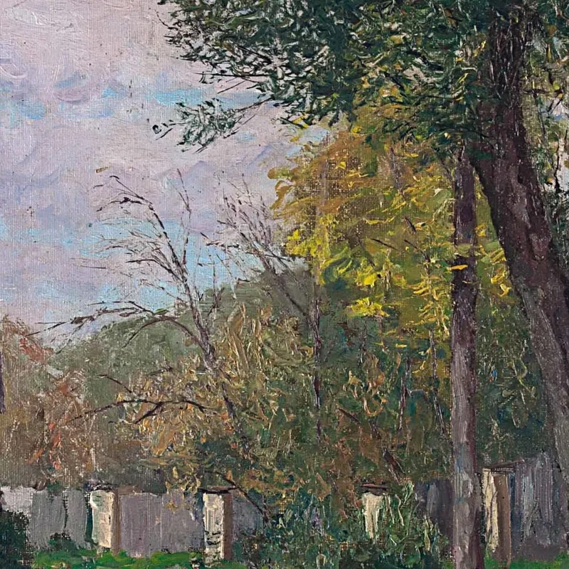 Lit De Ruisseau En Automne Alfred Zoff