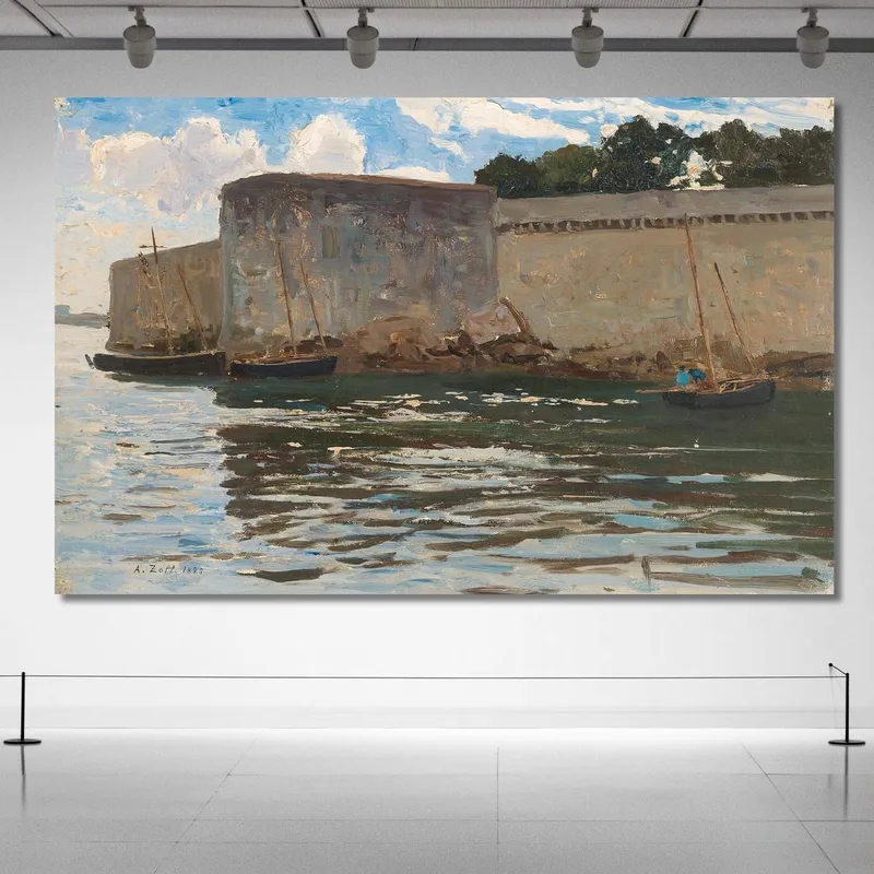 Heimkehr Der Fischer Von Concarneau Alfred Zoff