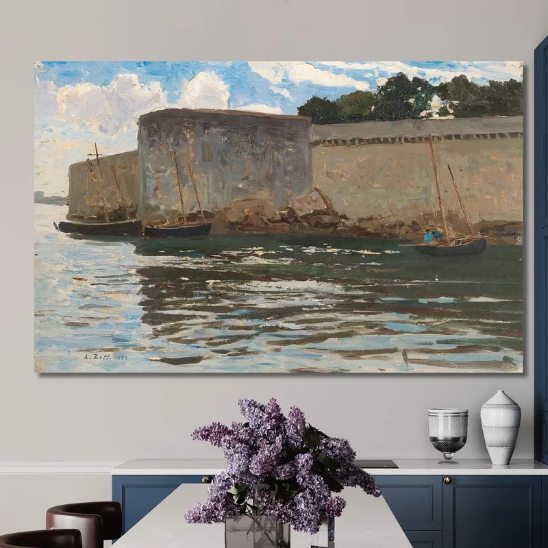 Heimkehr Der Fischer Von Concarneau Alfred Zoff