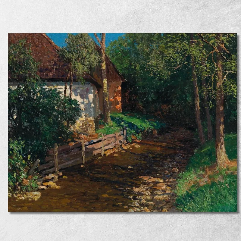Motivo Della Stiria Occidentale Stainzertal Alfred Zoff quadro stampa su tela