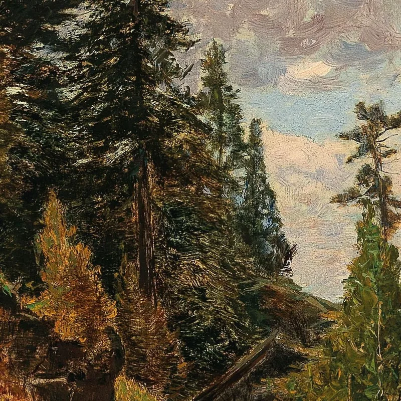 Motif De L'Alpe Turracher Alfred Zoff
