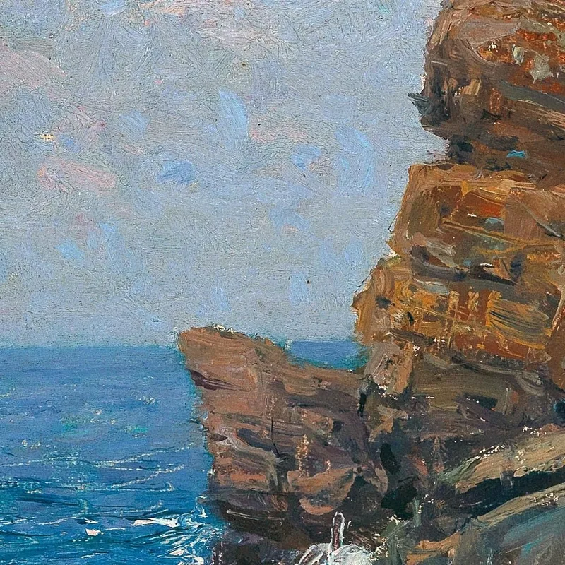 On The Sestri Levante Coast Alfred Zoff