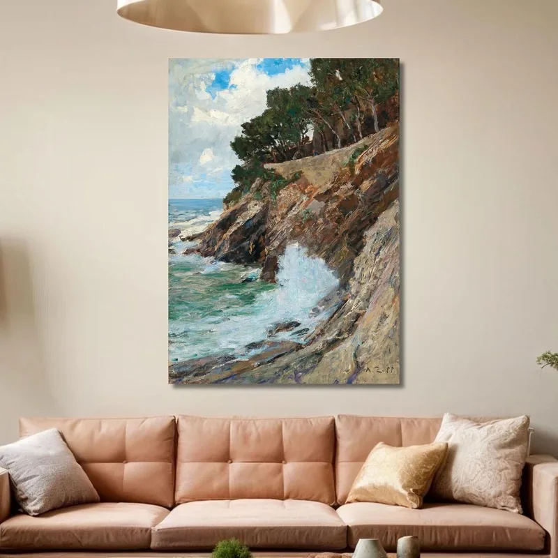 Escena En La Costa De Nervi Alfred Zoff