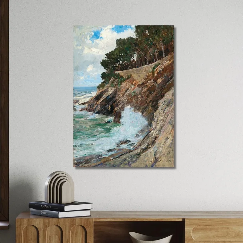 Escena En La Costa De Nervi Alfred Zoff