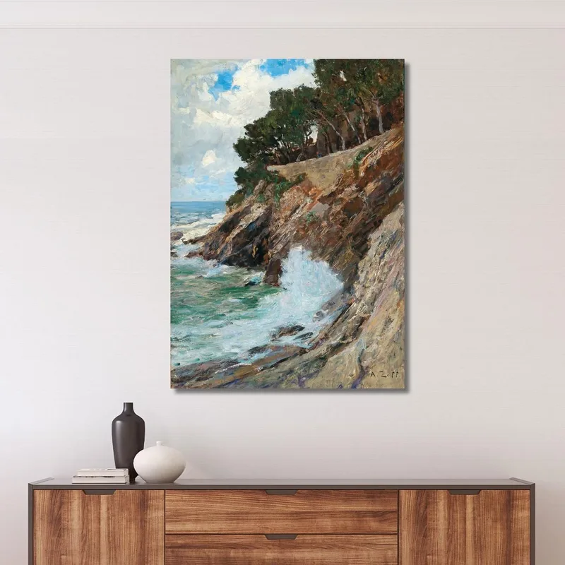 Escena En La Costa De Nervi Alfred Zoff