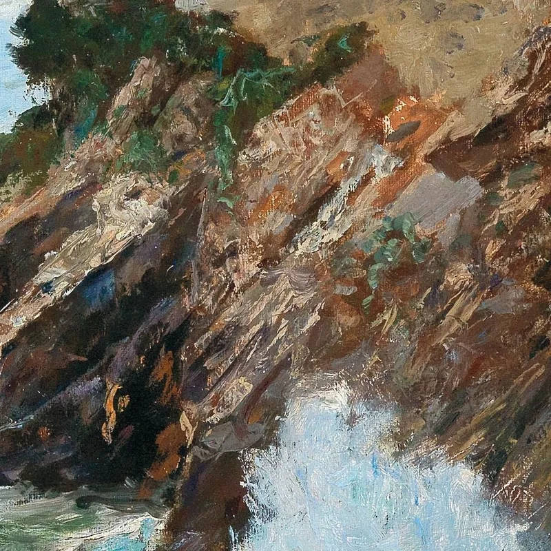 Escena En La Costa De Nervi Alfred Zoff