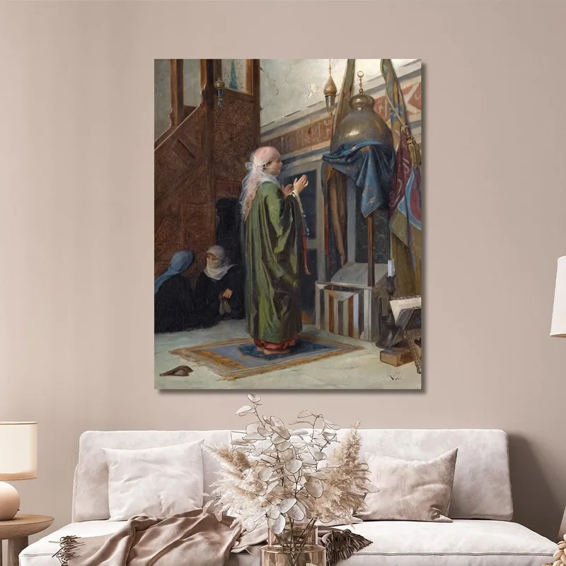 Nella Moschea Theodoros Ralli quadro stampa su tela