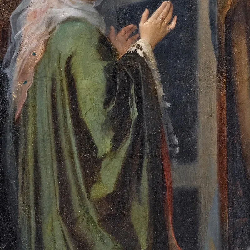 Nella Moschea Theodoros Ralli quadro stampa su tela