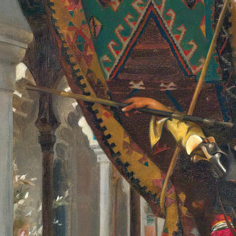 La Sentinella Theodoros Ralli quadro stampa su tela