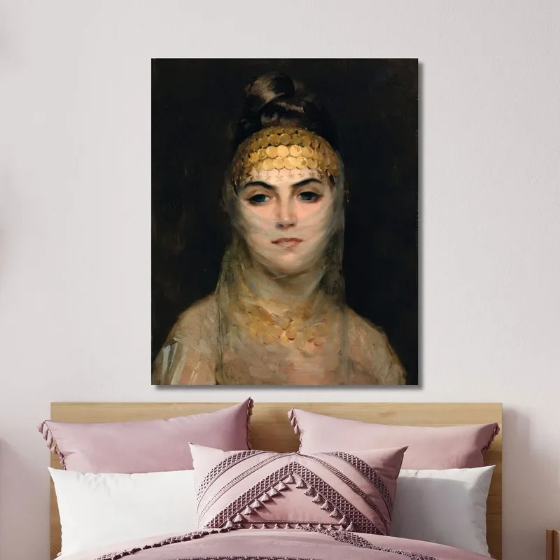 Odalisca 2 Theodoros Ralli quadro stampa su tela