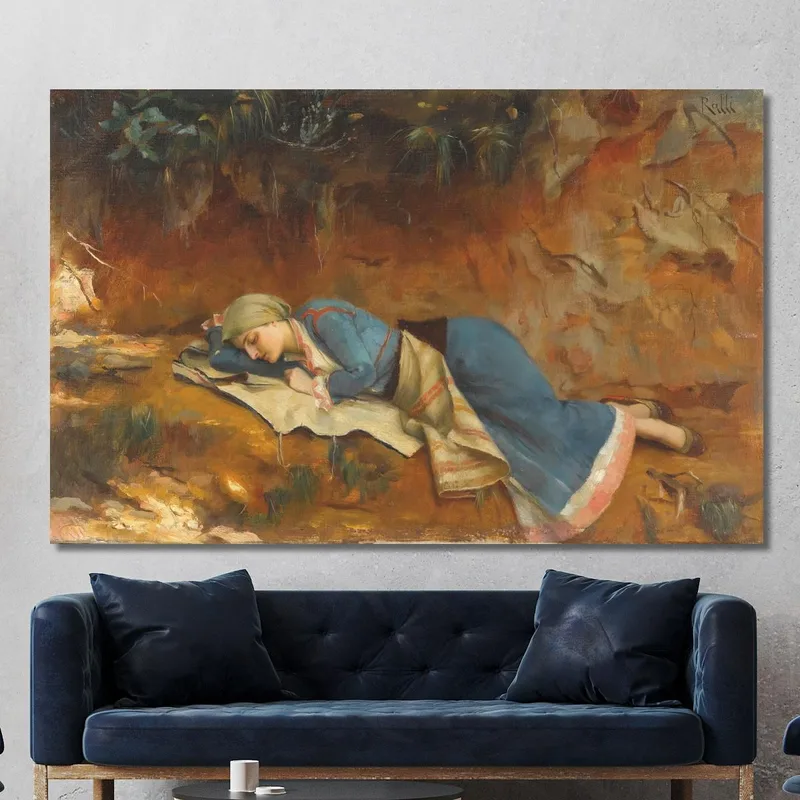 Riposo Ragazza Greca Theodoros Ralli