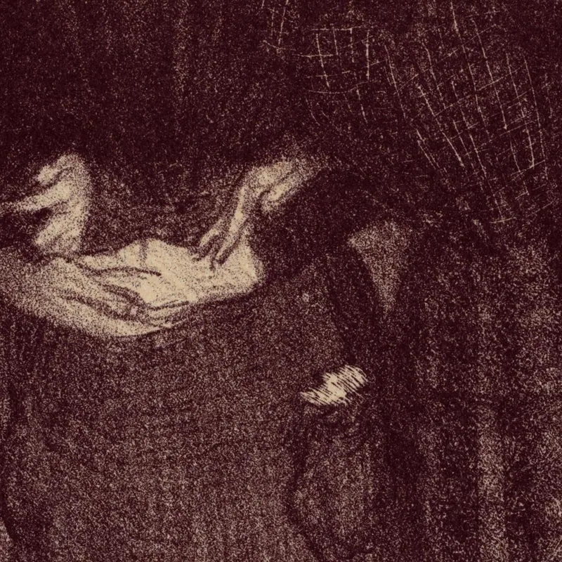 Dibujo Original Para El Cartel Masters' 2 Théophile Alexandre Steinlen