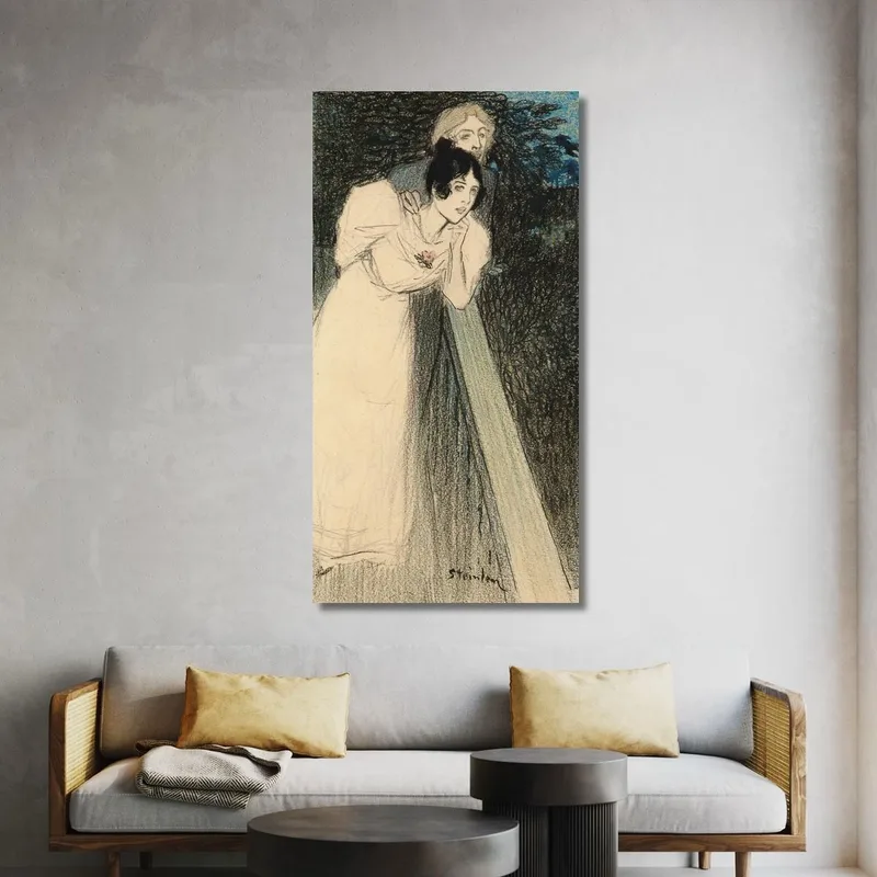 Dos Mujeres Con Vestidos Théophile Alexandre Steinlen