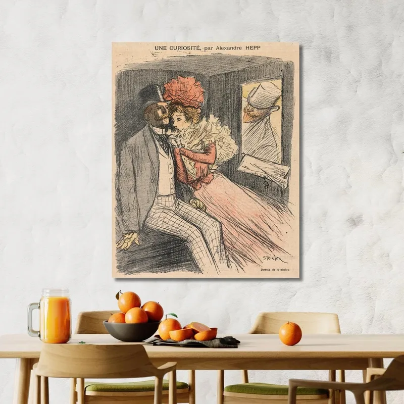 Gil Blas Ilustró Una Curiosidad De Alexandre Hepp Théophile Alexandre Steinlen