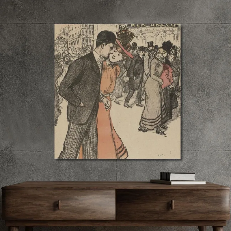 La Becquée Di G. Delaquys Théophile Alexandre Steinlen
