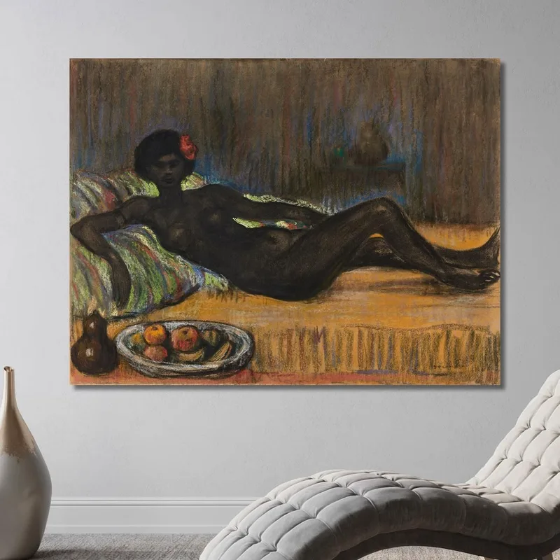 Masseida Desnuda Acostada En Un Sofá Théophile Alexandre Steinlen