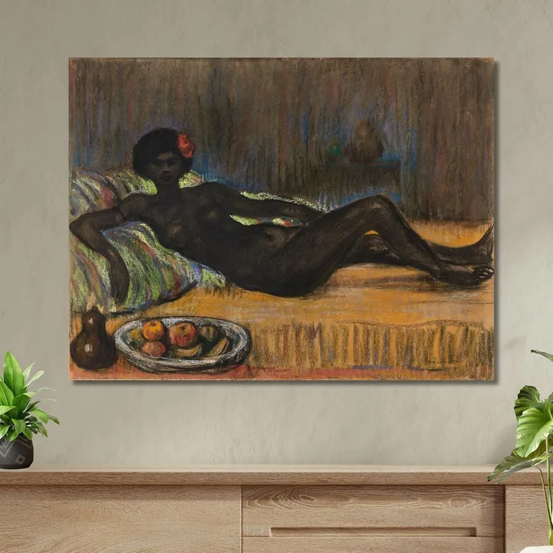 Masseida Desnuda Acostada En Un Sofá Théophile Alexandre Steinlen