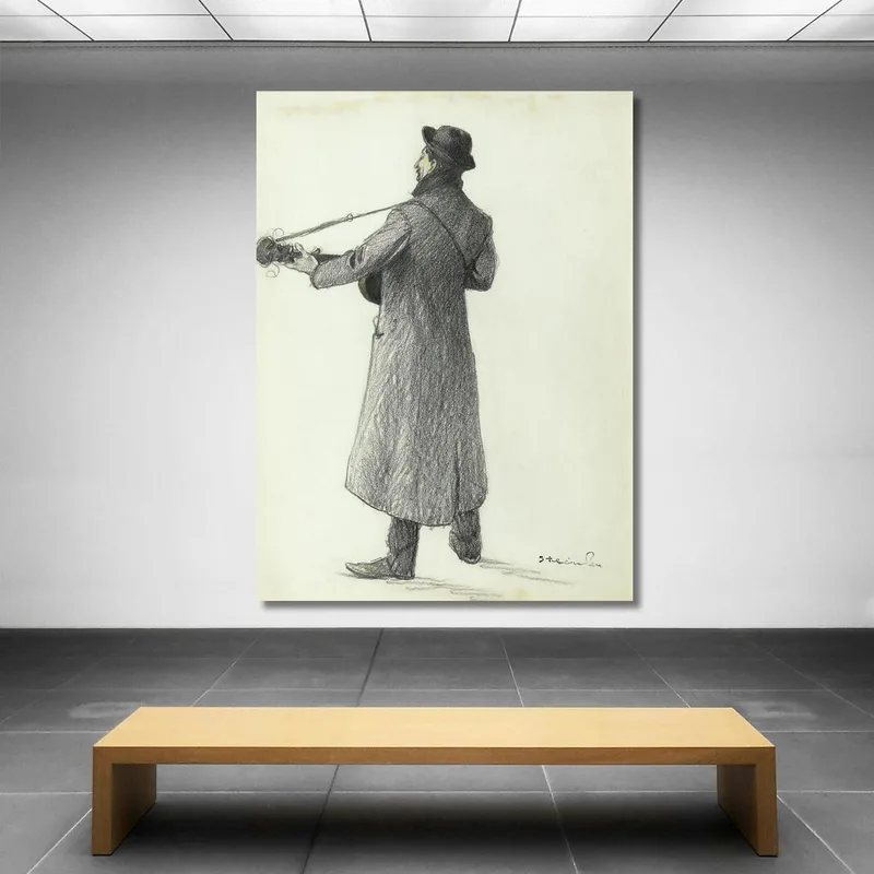 Musicista Di Strada Théophile Alexandre Steinlen