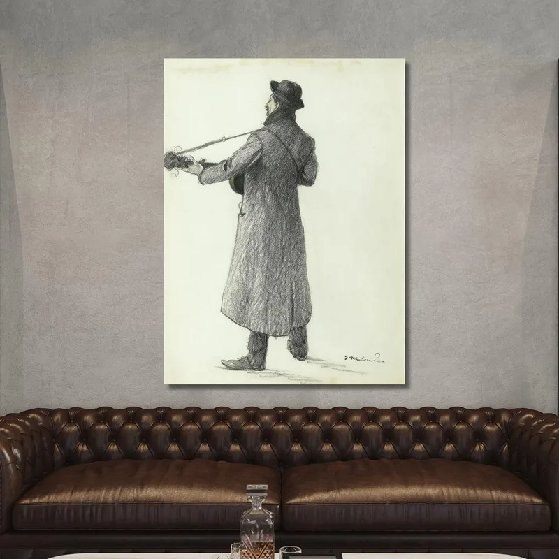 Musicista Di Strada Théophile Alexandre Steinlen